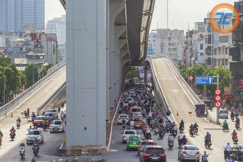Dự án đường Vành Đai 2 đoạn Đầu cầu Vĩnh Tuy - Ngã Tư Sở